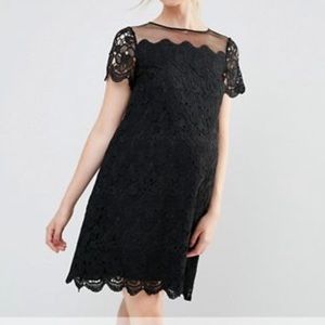 Black lace dress